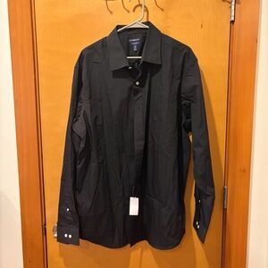 Croft & Barrow men’s black easy care 18 1/2 36/37 Button-Up Shirt